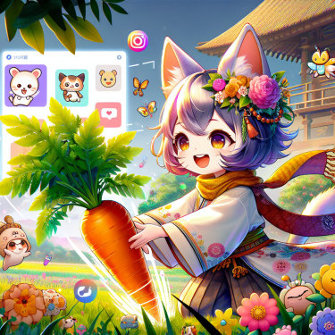 猫娘拔萝卜的动画:猫娘动画热议,交友App分享二次元趣闻